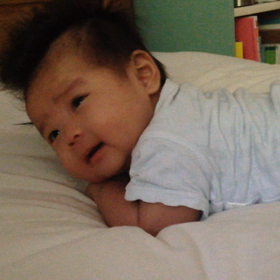 うつ伏せ練の画像