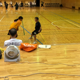 今日のバスケ練習(20190829)の画像