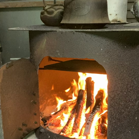 薪ストーブの画像