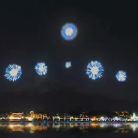 キレイな花火の画像