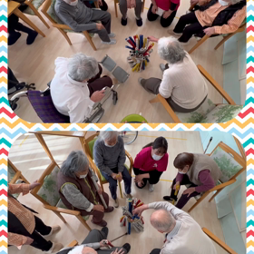 棒引き抜きゲームの画像