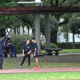 リレー男子チーム通し練習の画像