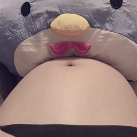 【28w2d】自分のお腹が愛おしいの画像