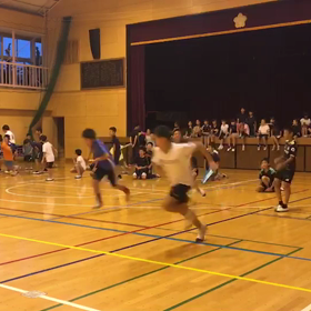 川越小練習男子リレー後半の画像