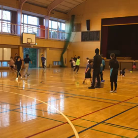 川越小練習 バトン鬼ごっこ①の画像