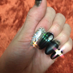 ダイヤモンドネイル初の画像