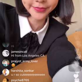 あーさんインスタLive配信続きの画像