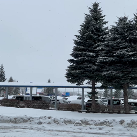 北見が雪の画像