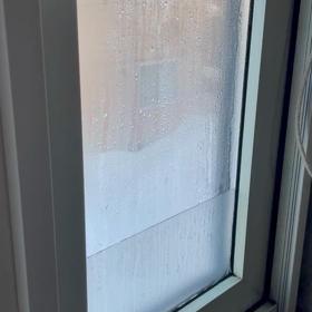 氷点下19° 窓開けたらこうなるの画像