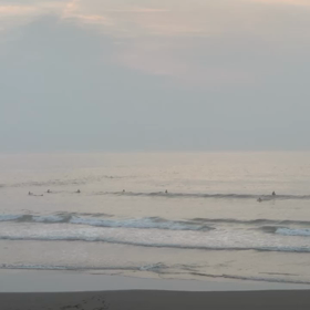 6月6日千葉北、東浪見の朝の波の画像