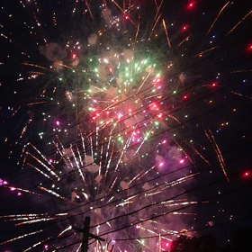 千秋花火の画像