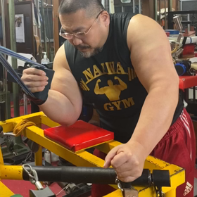 アートアームグリップでの練習の画像