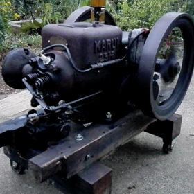 カルイ2.5HP 発動機　始動！の画像