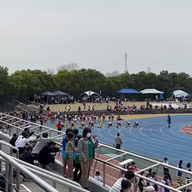 越谷春季男子100m②の画像