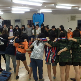 いつもの円陣！の画像