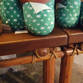 ターキーレッグ クッション（動画）。の画像