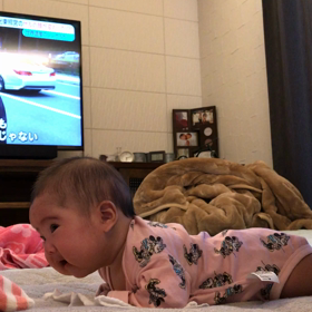 首が座った⁈の画像