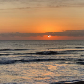 11月1日千葉北、東浪見の朝の波の画像