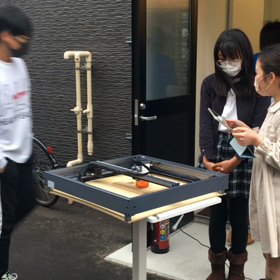 ミラプロのみんなでレーザーカッターのものづくり！の画像