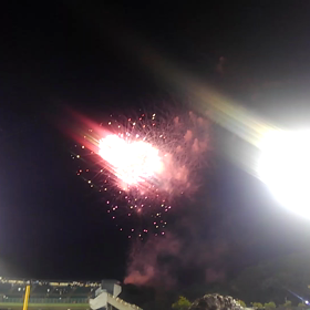 花火ナイター(o゜◇゜)ゝの画像