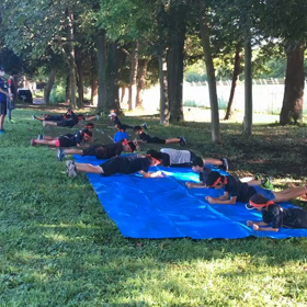 体幹トレーニング①の画像