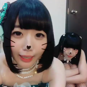 今日のねむきゅん１(後ろにりさちー)の画像