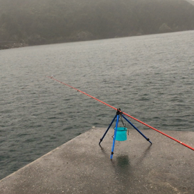令和元年釣り③台風でも釣りキャンプ田曽浦の画像