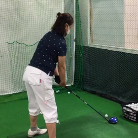 私のゴルフスイングの画像