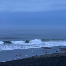 6月27日千葉北、東浪見の朝の波の画像