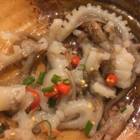 たこのおどり食いの画像