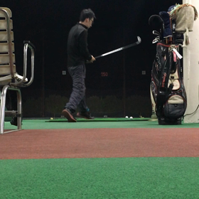 体の調整をかねてドローボールを練習の画像