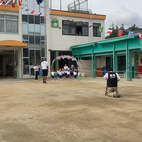 辰、年少、運動会、かけっこの画像