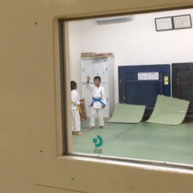 空手の練習の画像