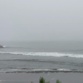 7月23日千葉北、東浪見の朝の波の画像