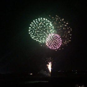 紀ノ川橋本の打ち上げ花火の話の画像