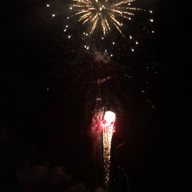 今年も瀬田川の花火へ♪の画像