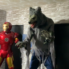 貞子の家　ハロウィン飾り付けの画像