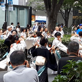 原宿表参道元氣祭に遭遇すの画像