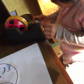 ♪セロテープ練習♪の画像