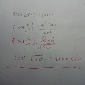 ２次方程式の解の公式の画像