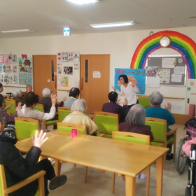 楽しいストレッチの画像