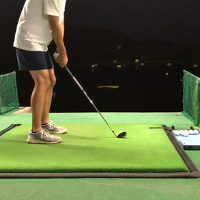 大きい番手で小さく振るの画像