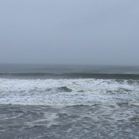 6月23日千葉北、東浪見の朝の波の画像
