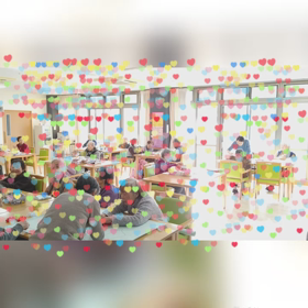 皆で手作業の画像