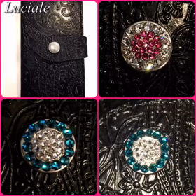 手帳型iPhone6sカバーペアデコ✨の画像