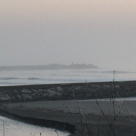 6月22日千葉北、東浪見の朝の波の画像