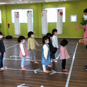 大きな声で挨拶しよう！の画像