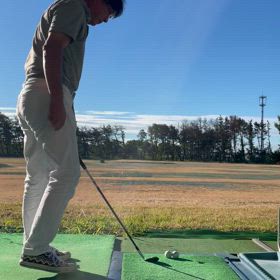 アプローチのテークバックはアウトサイド？の画像