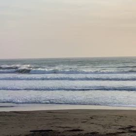 3月14日千葉北、東浪見の朝の波の画像