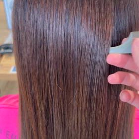 プレミアムストレートエステでキレイな艶髪にの画像